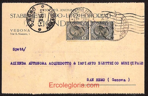 ae2958 - CARTOLINA  D'EPOCA - Verona Città