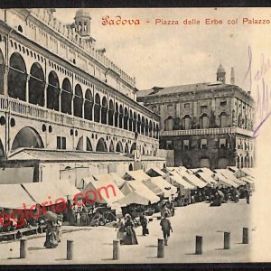 ah4335 - CARTOLINA D'EPOCA - Padova Città - Palazzo della Ragione