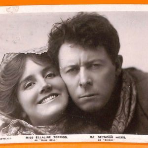 AA8359 - VINTAGE POSTCARD - CINEMA  ACTORI : ELLALINE TERRISS AND SEYMOUR HICKS