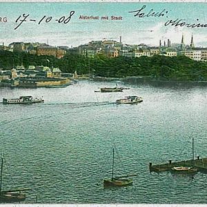 32977  - Ansichtskarten VINTAGE POSTCARD - Deutschland GERMANY - HAMBURG  1908