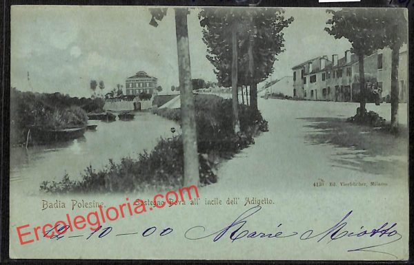 ai1174 - CARTOLINA D'EPOCA - Rovigo Provincia - Badia Polesine