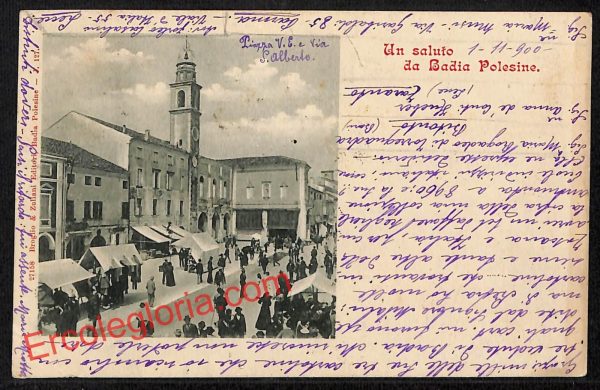 ai1175 - CARTOLINA D'EPOCA - Rovigo Provincia - Badia Polesine