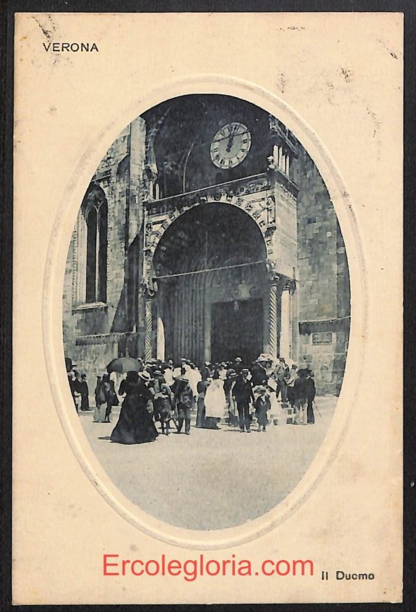 ae2990 - CARTOLINA  D'EPOCA - Verona Città - Il Duomo  1921