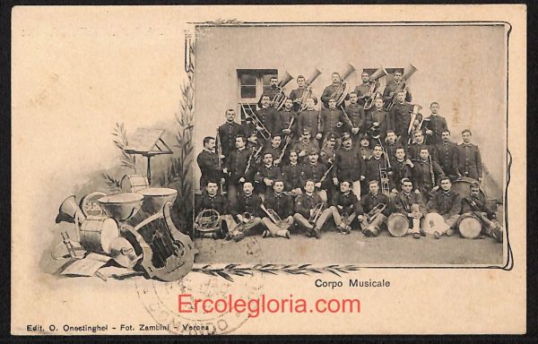 ae3011 - CARTOLINA  D'EPOCA - Verona Città - Corso   Musicale