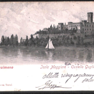 ac3056 - CARTOLINA  D'EPOCA - Perugia Provincia - TRASIMENO  1905