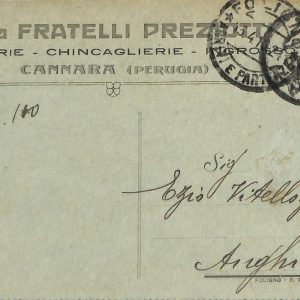 ac2705 - CARTOLINA  D'EPOCA - Perugia Provincia - CANNARA  1914.