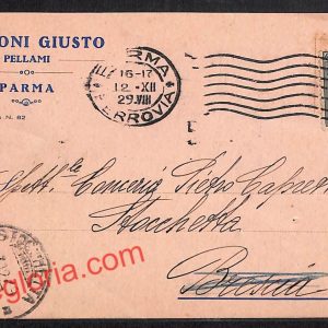 ah5549 - STORIA POSTALE - Parma Città - Galloni Giusto