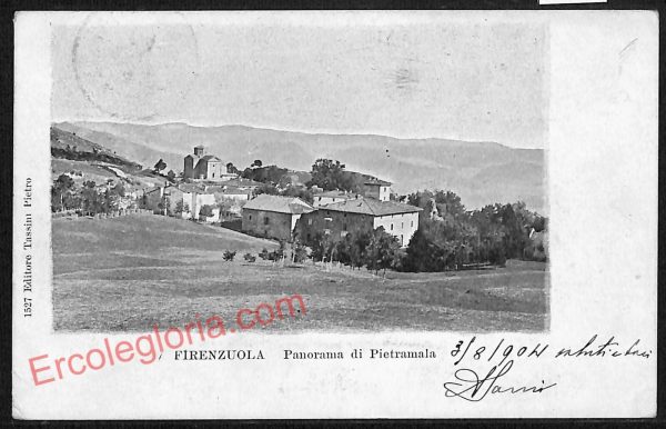 ae7751 - CARTOLINA D'EPOCA - Firenze Provincia - Firenzuola   1904