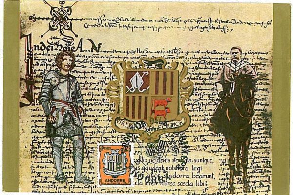21468 - French  ANDORRA - Postal History - MAXIMUM CARD 1967 Art HERALDRY