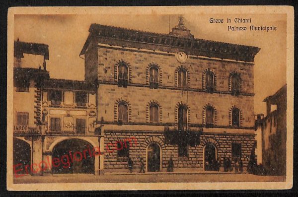 ae7766 - CARTOLINA D'EPOCA - Firenze Provincia - Greve in Chianti 1921