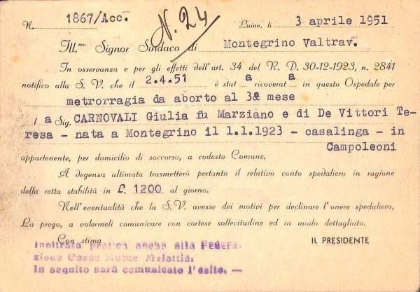 ab5153 -  CARTOLINA  D'EPOCA -  Varese Provincia  : LUINO  1951 - immagine 2
