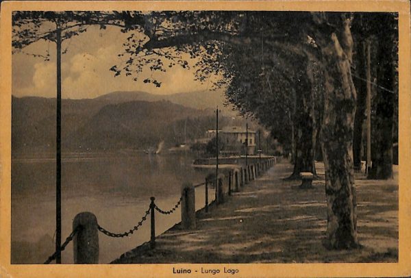 ab5154 -  CARTOLINA  D'EPOCA -  Varese Provincia  : LUINO