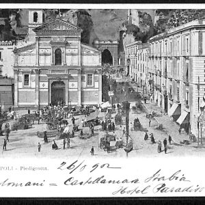ab8036 - CARTOLINA  D'EPOCA - Napoli  Città - 1902