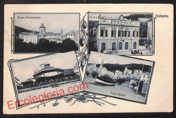 ai5114 - CARTOLINA D'EPOCA - Savona Provincia - Finalmarina