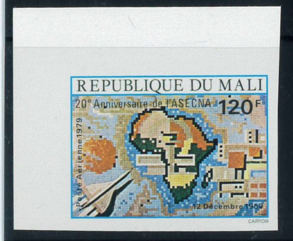 P3298 - MALI 1979 , SCOTT C 375 IMPERF MNH , CONCORDE