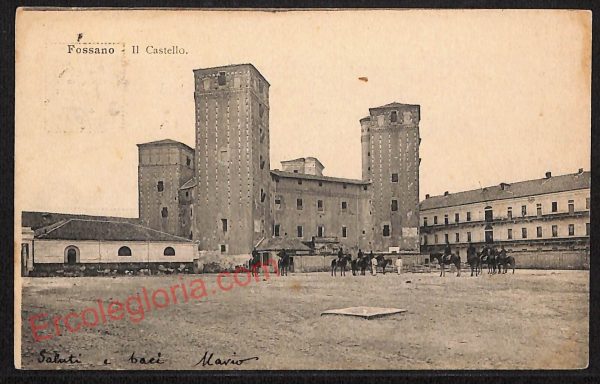 ae5776 - CARTOLINA D'EPOCA - Cuneo Provincia - Fossano   1902