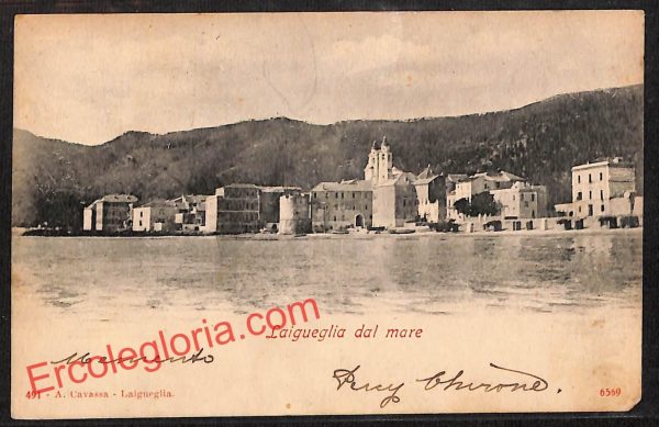ai5129 - CARTOLINA D'EPOCA - Savona Provincia - Laigueglia