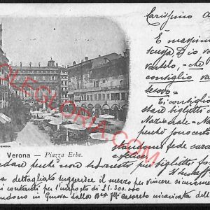 ae3139 - CARTOLINA  D'EPOCA - Verona Città - Piazza Erbe