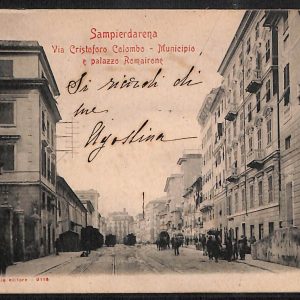 ag1462 - CARTOLINA D'EPOCA - Genova Provincia - Sampierdarena