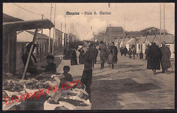ag8754 - CARTOLINA D'EPOCA - Messina Città - Viale San Martino