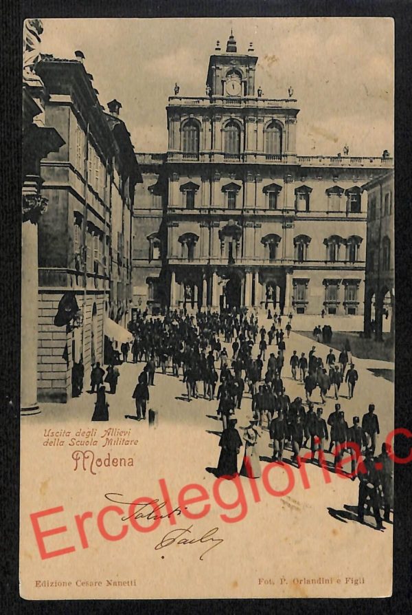 ag9383 - CARTOLINA D'EPOCA - Modena Città - Scuola Militare