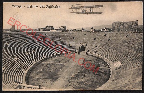 ae3170 - CARTOLINA  D'EPOCA - Verona Città - Interno dell' Anfiteatro