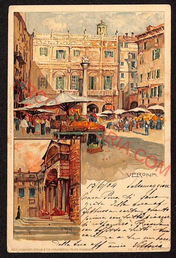 ae3171 - CARTOLINA  D'EPOCA - Verona Città