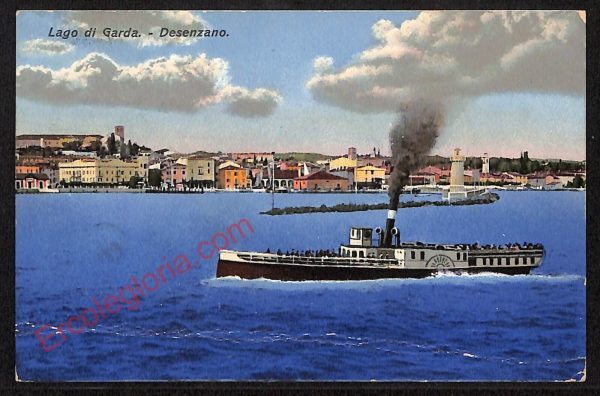 ae4278 - CARTOLINA D'EPOCA - Brescia Provincia - Desenzano  1913