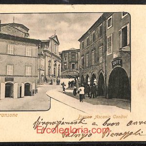 ae0621 - CARTOLINA  D'EPOCA - Ascoli Piceno Provincia - Ripatransone  1902