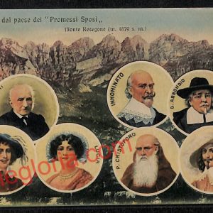 ag5924 - CARTOLINA D'EPOCA - Lecco Città - Promessi Sposi