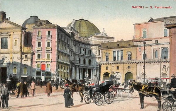 ab8077 - CARTOLINA  D'EPOCA - Napoli  Città - S. Ferdinando