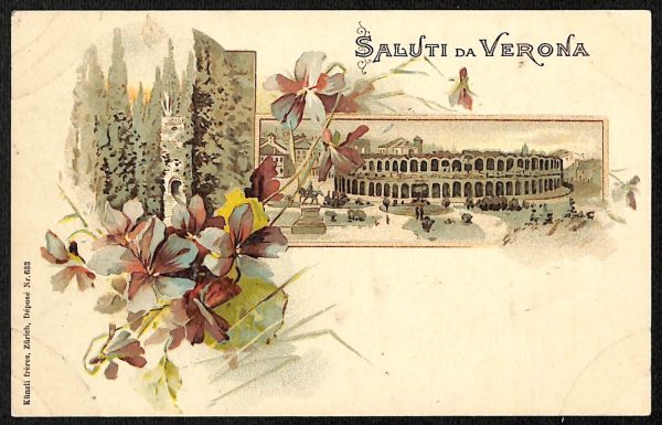 ae3179 - CARTOLINA  D'EPOCA - Verona Città