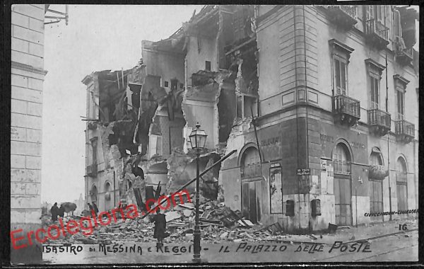 ag8764 - CARTOLINA D'EPOCA - Messina Città - Il Palazzo delle Poste