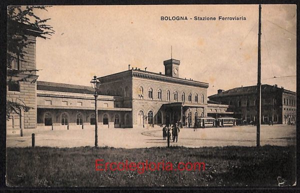 ae1935 - CARTOLINA  D'EPOCA - Bologna Città - Stazione Ferroviaria