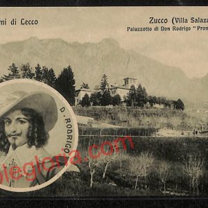 ag5926 - CARTOLINA D'EPOCA - Lecco Città - Promessi Sposi