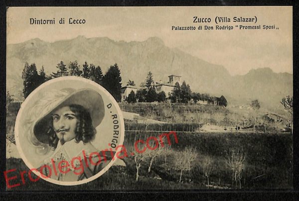 ag5926 - CARTOLINA D'EPOCA - Lecco Città - Promessi Sposi