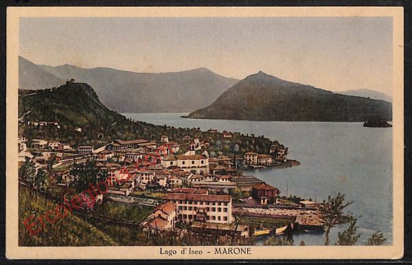 ae4345 - CARTOLINA D'EPOCA - Brescia Provincia - Marone  1936