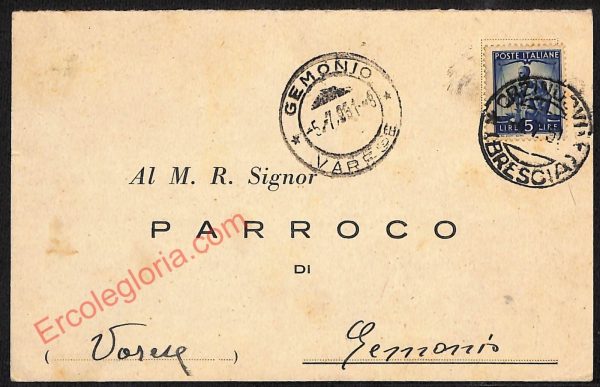 ae4348 - CARTOLINA D'EPOCA - Brescia Provincia - Orzinuovi - immagine 2