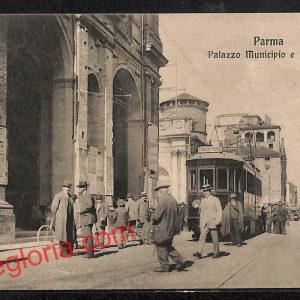 ah5504 - CARTOLINA  D'EPOCA - Parma Città - Palazzo Municipio