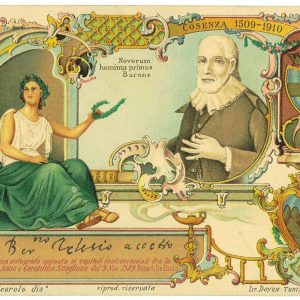 P2987 - COSENZA CARTOLINA ILLUSTRATA 1910 4º CENTENARIO TELESIANO. BELLA E RARA
