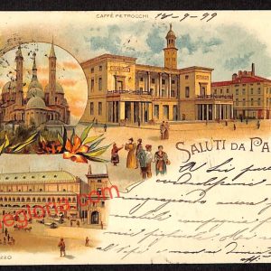 ah4322 - CARTOLINA D'EPOCA - Padova Città - Caffè Petrocchi