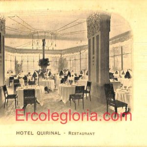 ad7589 - CARTOLINA D'EPOCA - Roma Città - Hotel Quirinal  1916
