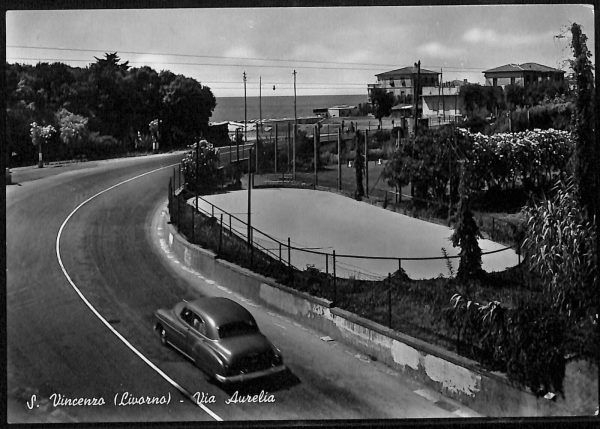 ac8317 - CARTOLINA D'EPOCA - Livorno Provincia - San Vincenzo  1956