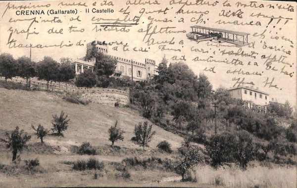 ab4983 -  CARTOLINA  D'EPOCA -  Varese Provincia  :  CRENNA  1924