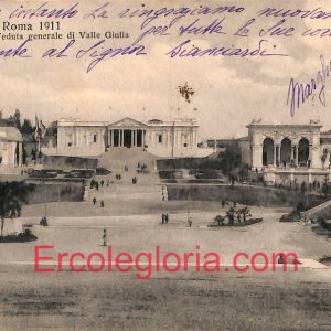 ad7602 - CARTOLINA D'EPOCA - Roma Città - Venduta di Valle Giulia  1911