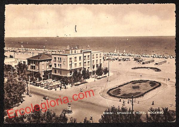 ai0697 - CARTOLINA D'EPOCA - Rimini Città - Hotel Mocambo