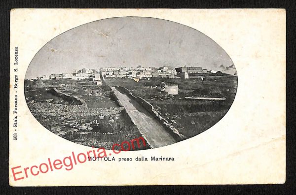 ai7433 - CARTOLINA D' EPOCA - Taranto Provincia - Mottola