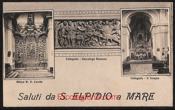 ae0626 - CARTOLINA  D'EPOCA - Ascoli Piceno Provincia - Sant' Elpidio a Mare