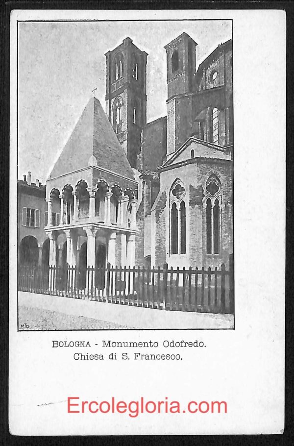 ae1940 - CARTOLINA  D'EPOCA - Bologna Città - Chiesa di S. Francesco