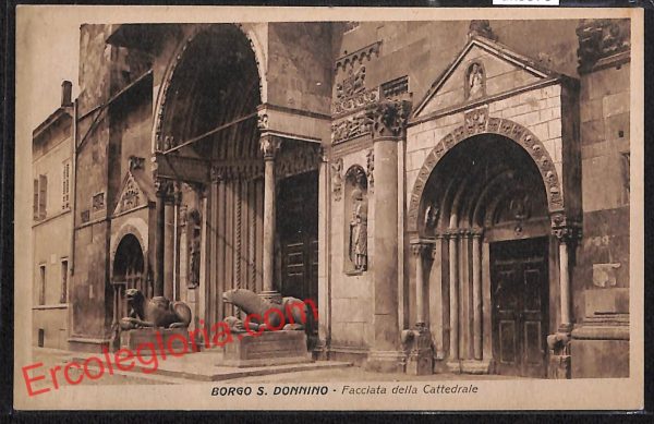 ah5573 - CARTOLINA  D'EPOCA - Parma Provincia - Borgo San Donnino